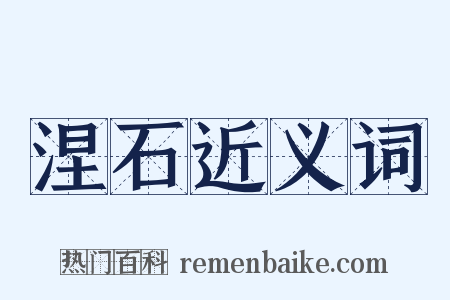 涅石近义词是什么意思的图片